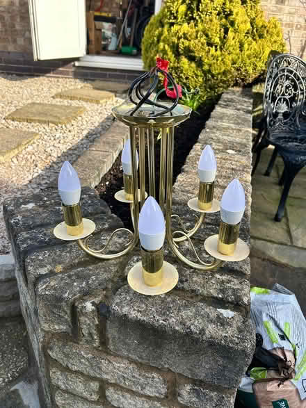 Photo of free 5 Light Ceiling Chandelier (Whitwick, Coalville LE67 5BR) #1