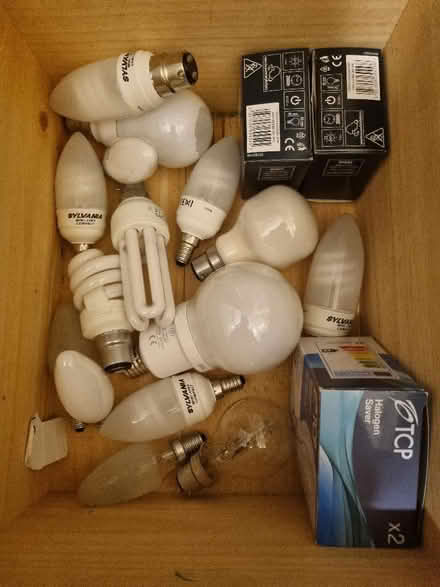 Photo of free Box of various ligh bulbs (Johnby CA11) #1
