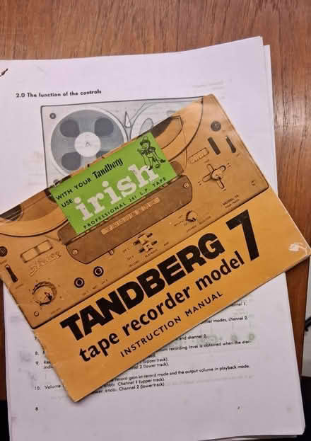 Photo of free Tandberg Reel to reel tape recorder (Woodley, RG5) #2