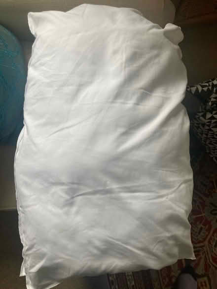 Photo of free 2x Microfibre pillows John Lewis (Kingston Gate KT2) #2
