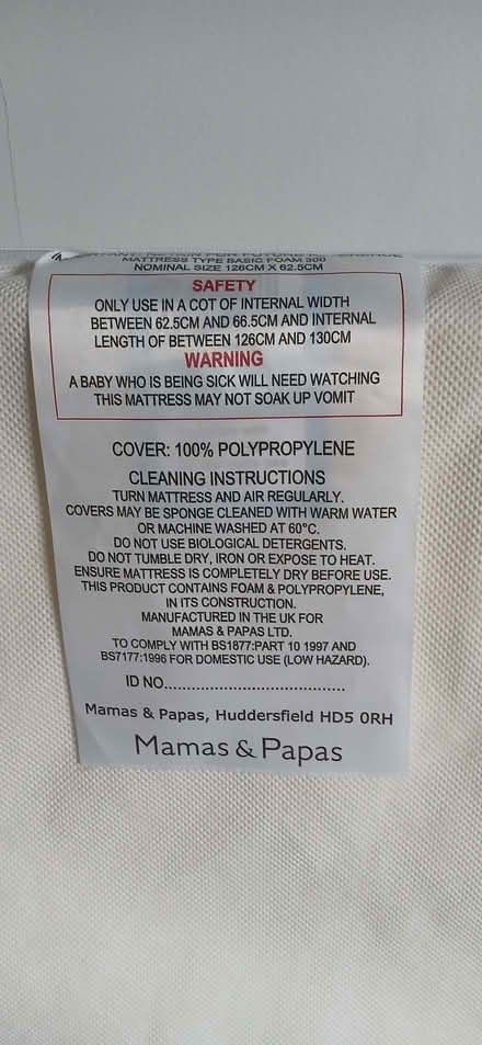 Photo of free Cot mattress (Cockermouth CA13) #3