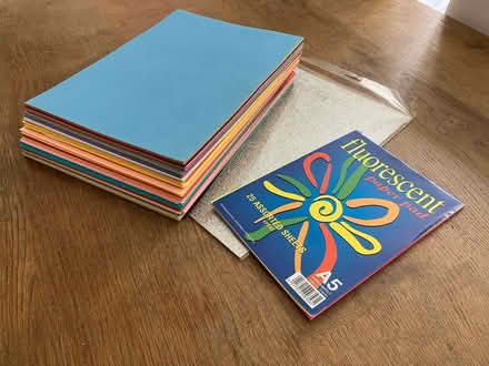 Photo of free Coloured paper etc (Malvern WR14) #1