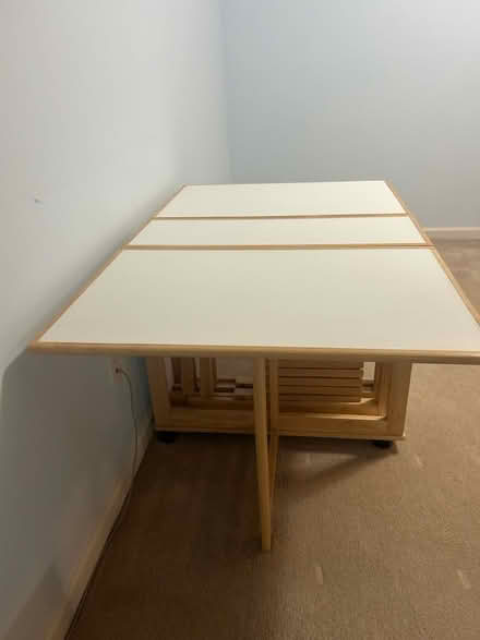 Photo of free Solid wood utility table (Damascus,MD) #2