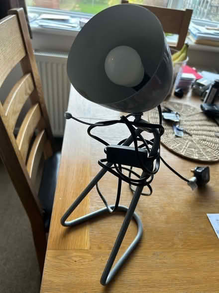 Photo of free Grey desk lamp Kingsteignton (Kingsteignton TQ12) #1