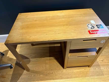 Photo of free Wooden desk (Waltham Saint Lawrence RG10) #1