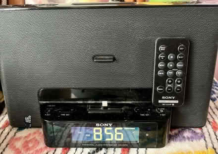 Photo of free Sony Clock Radio with docking station (Dyke Road area BN1) #2