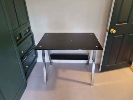 Photo of free Black Glass Desk (Clerkenwell EC1R) #1