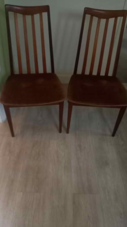 Photo of free 2 G-plan dining chairs (Bovingdon HP3) #1
