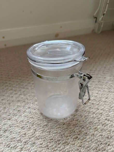 Photo of free Plastic lockable jar (Upper Weston) #1