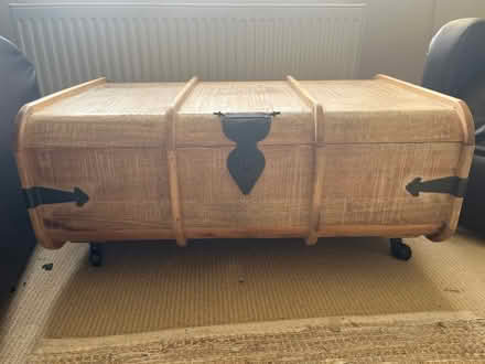 Photo of free Wood chest with games (Fairfield Park) #1