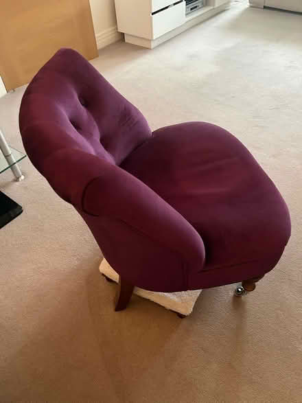 Photo of free Purple armchair (Ruislip UB10) #3