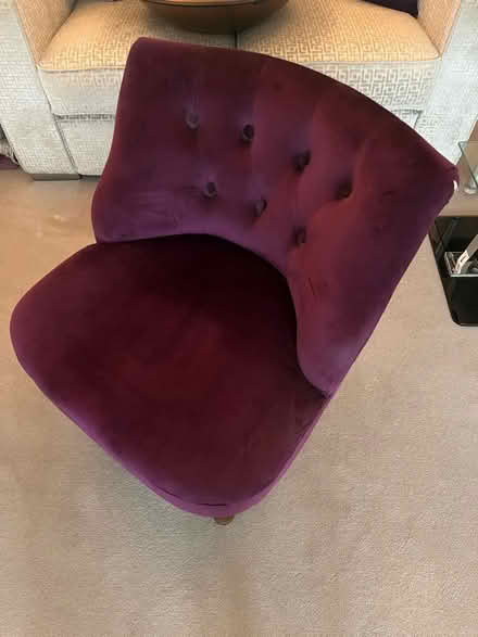 Photo of free Purple armchair (Ruislip UB10) #4