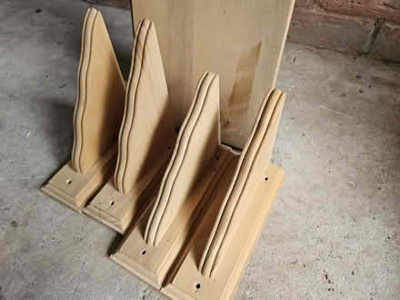 Photo of free Two wooden shelves with brackets (Rubery B45) #2