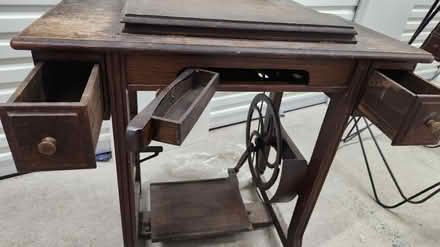 Photo of free JONES treadle sewing machine base (Birchmount and Danforth) #1