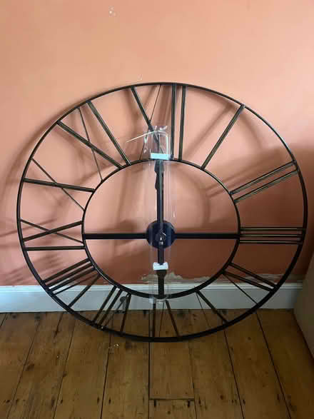 Photo of free Large decorative black iron clock (Lower Bois HP5) #2