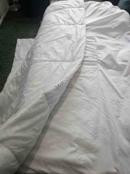Photo of free 2 used single duvets and a pillow (Clapham Common) #1