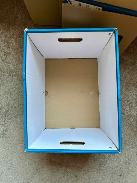 Photo of free 3 strong cardboard storage boxes (South Acton, W4) #2
