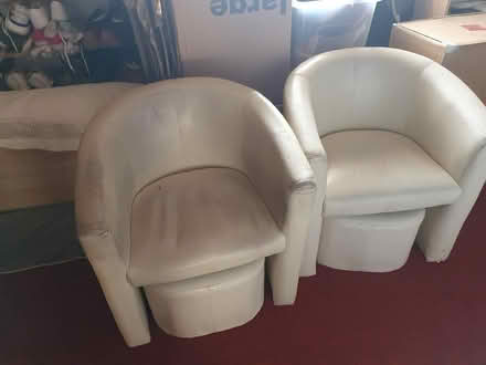 Photo of free 2 x cream tub chairs (Haswell DH6) #1