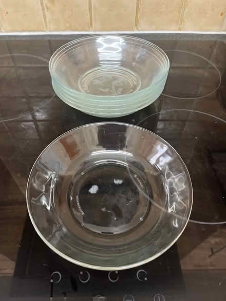 Photo of free Six glass dishes. (Fairfield Park) #1