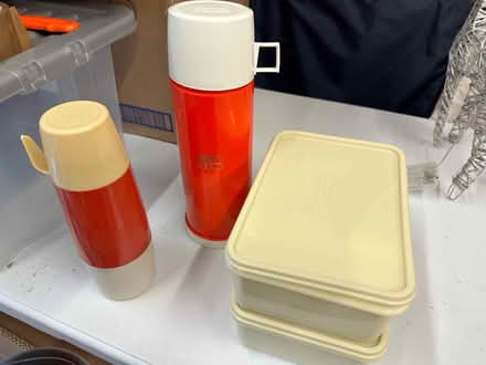 Photo of free Vintage Thermos and Tupperware (Blaby LE8) #1