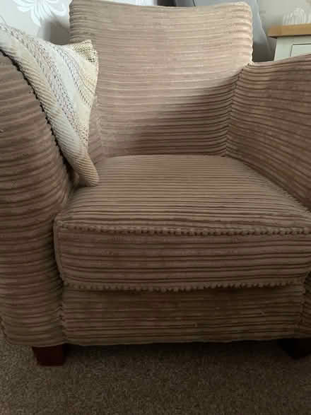 Photo of free Courdroy Chair (Oakenshaw DL15) #1