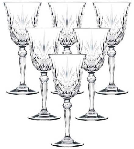 Photo of free 6 Crystal Wine Glasses (SW Aurora-Bathurst & Henderson) #1
