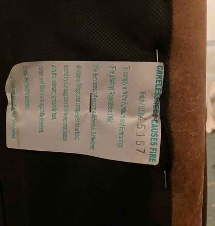 Photo of free 2 seater sofa (Lockerbie DG11) #4