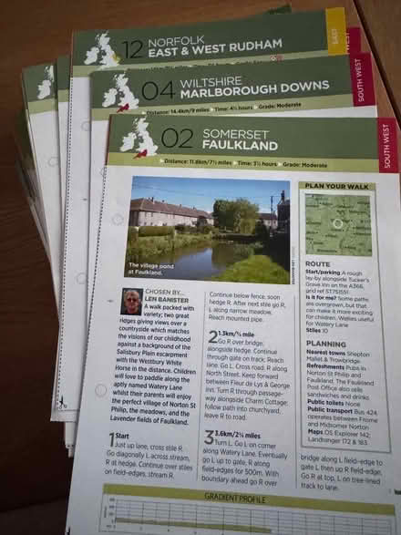 Photo of free Walking cards (Risinghurst OX3) #1