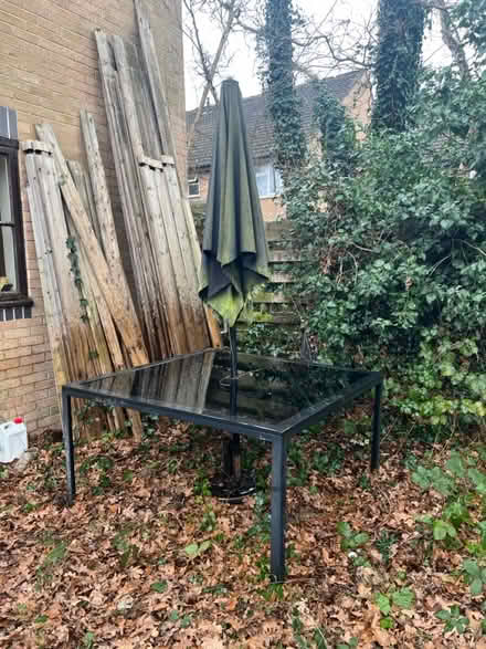 Photo of free Big Garden Table & Chair Set (Finchampstead, RG40) #1