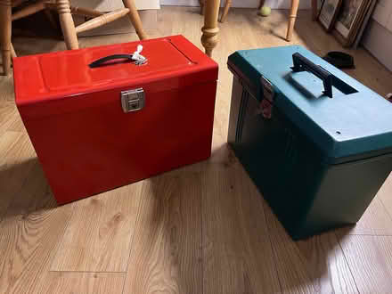 Photo of free Two filing boxes with suspension files (The Triangle Estate RH15) #2