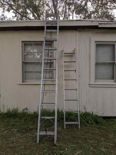 Photo of free Aluminum ladders & orchard ladder (Los Altos Hills) #1