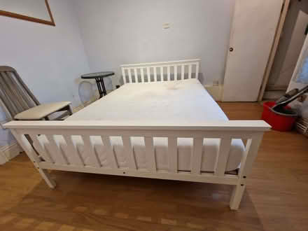 Photo of free Double bed frame and mattress (West Cliff BH2) #1