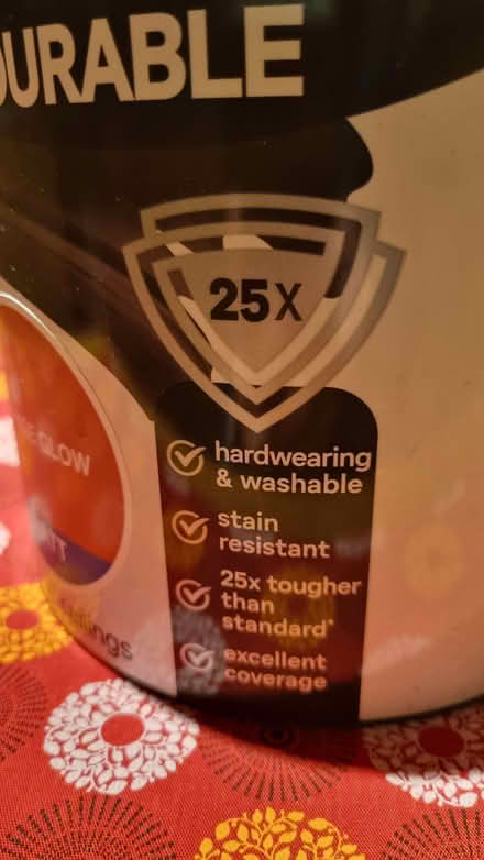 Photo of free Emulsion paint , orange glow (St Margarets TW1) #2