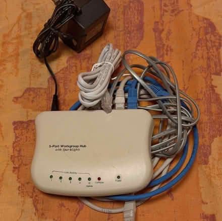 Photo of free Ethernet hub and cables (Southsea PO5) #1