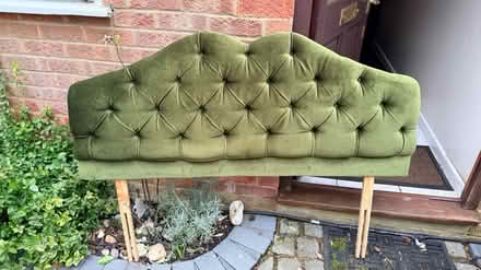 Photo of free Double bed headboard (Purley on Thames RG8) #1