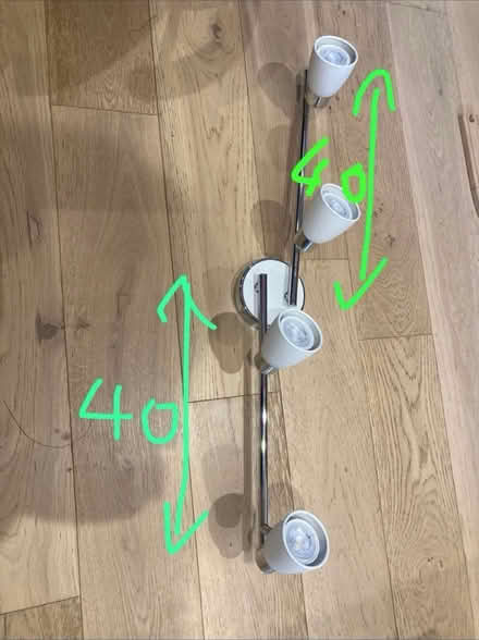Photo of free 4 spot light fitting (Rodborough GL5) #2