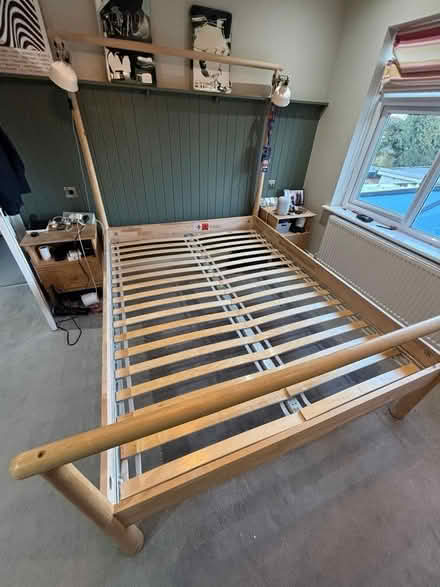Photo of free Double bed frame (Moortown) #1