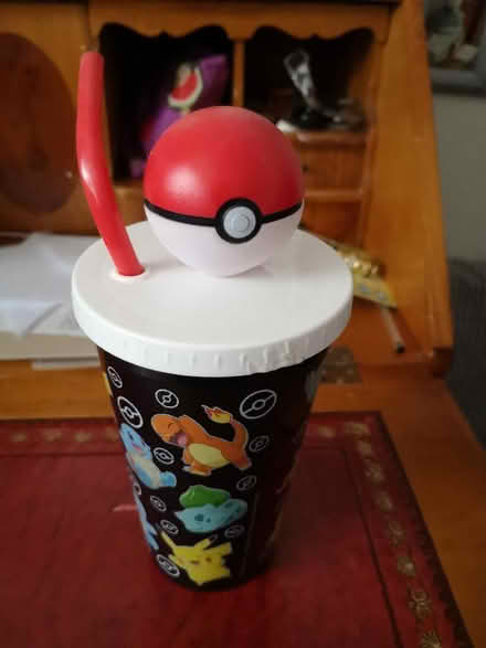 Photo of free Pokemon mug with straw insulated (Southwick BN42) #1