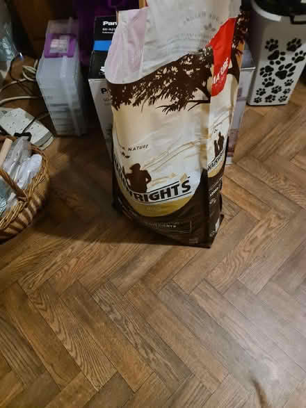 Photo of free Opened bag Wainwright's dog food mature (Whitestake PR4) #2