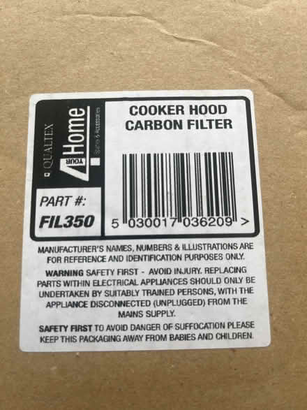 Photo of free Cookerhood Carbon Filter (Penwortham PR1) #1