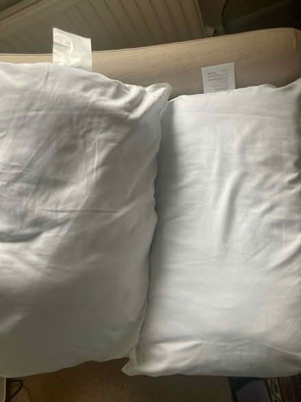 Photo of free 2x Microfibre pillows John Lewis (Kingston Gate KT2) #3