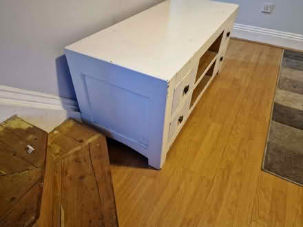 Photo of free Nice White Wooden TV/Cupboard unit (West Cliff BH2) #2