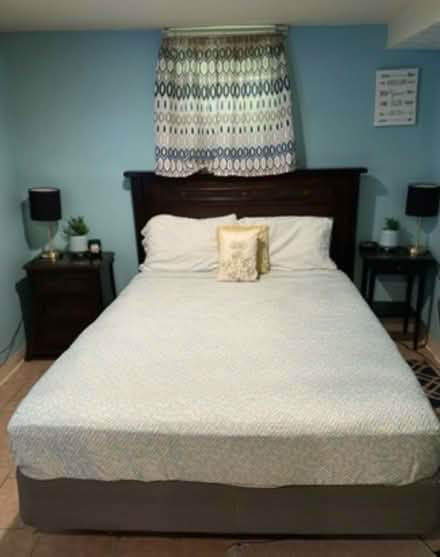 Photo of free wood bed, nightstand, dresser set (Washington DC) #2