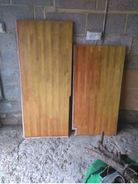 Photo of free 2 large wood panels (Seaford BN25) #2