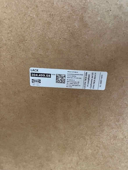 Photo of free Ikea Lack white table (Fairfield Park) #2