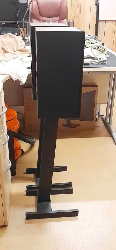 Photo of free Pair of Yamaha Speakers with Stands (Tolvaddon Downs TR14) #2