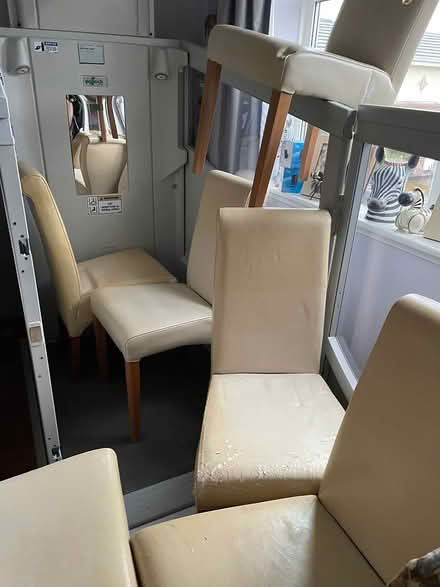 Photo of free 6 dinning room chairs (Lordswood ME5) #2