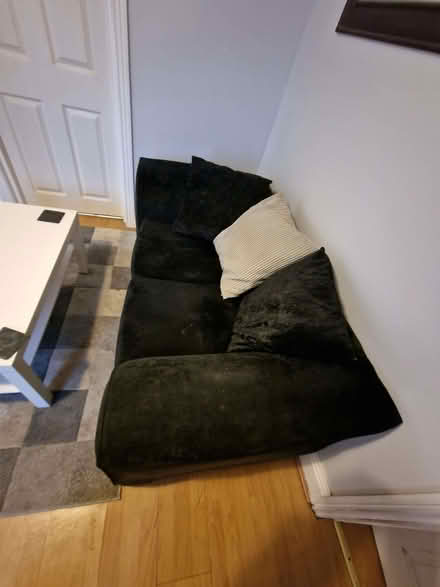 Photo of free Black Fabrick Two Seater Sofa (West Cliff BH2) #4