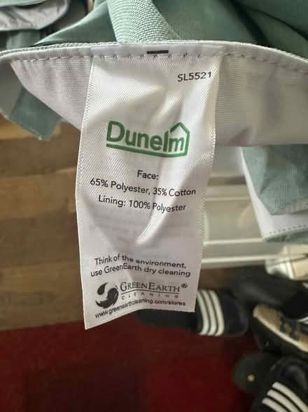 Photo of free Dunelm duck egg blue curtains 168 x 182 cm (Upper Wolvercote OX2) #3
