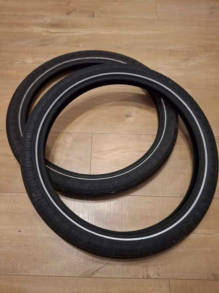 Photo of free 20" Bike Tyres x 2 (Rusthall TN3) #1
